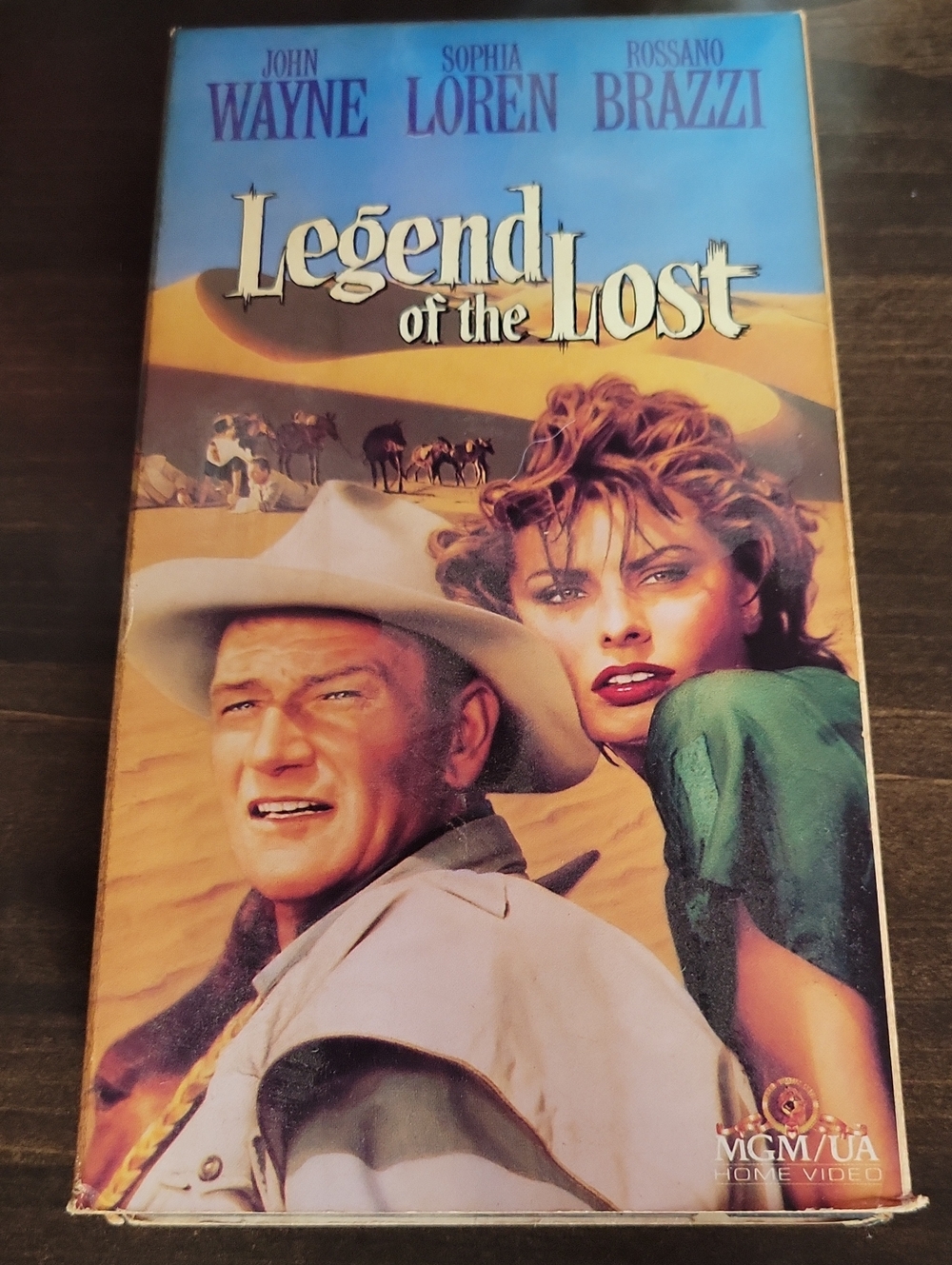 Legend of the Lost Decorative VHS Movie- Blue Green